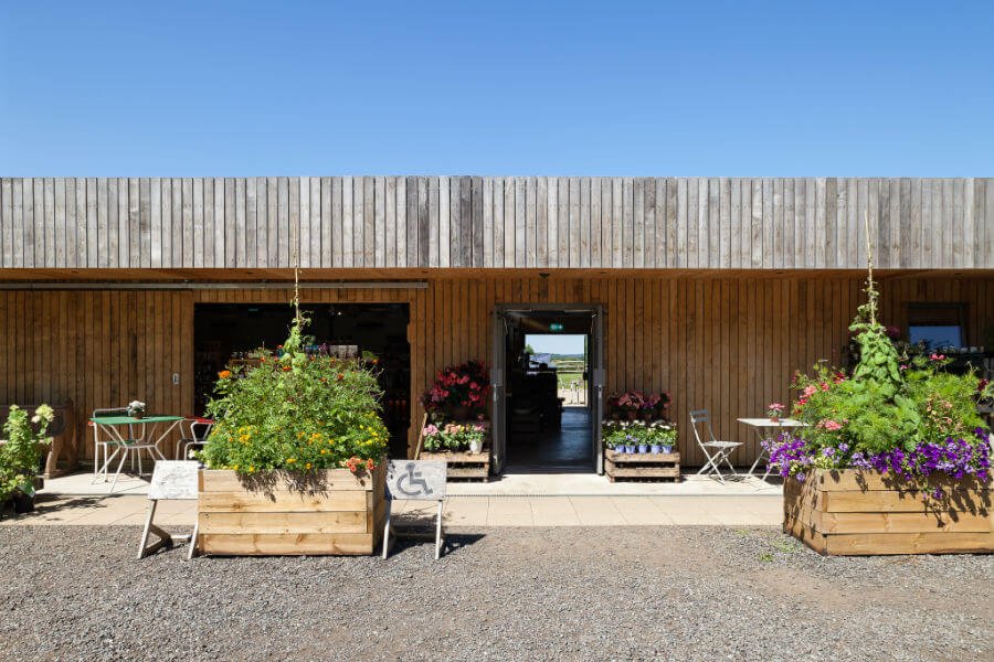 Main Entrance At Eggs To Apples Farm Shop