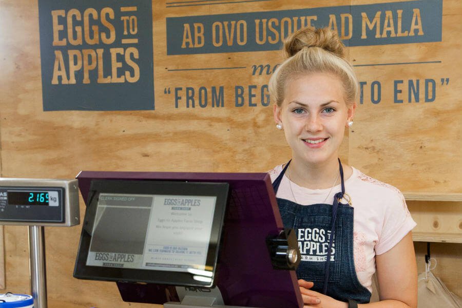 Eggs To Apples Pre-Order Service - Staff ready to help