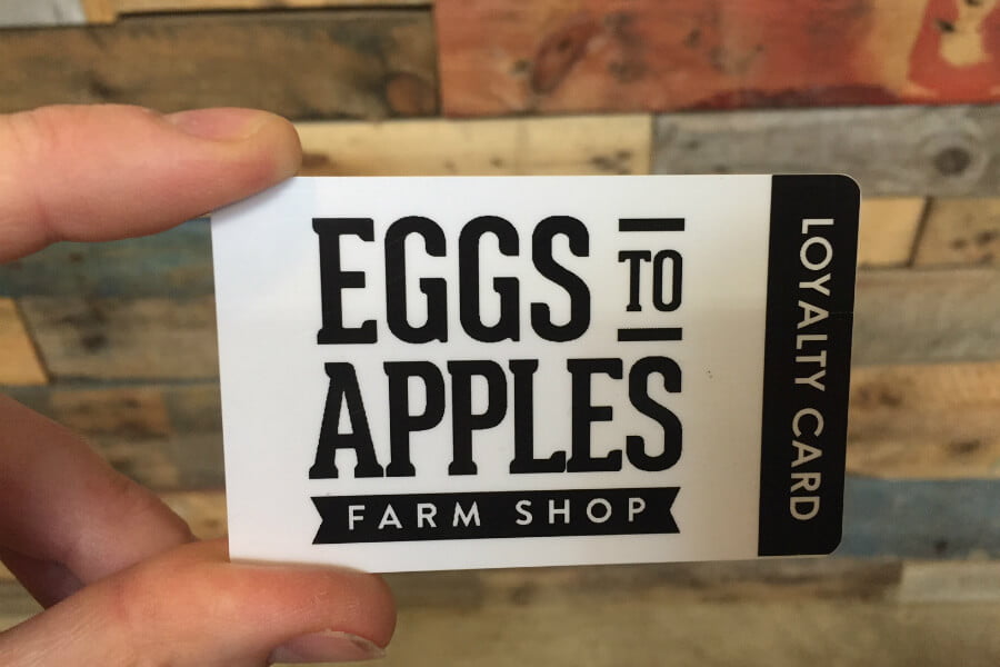 Eggs To Apples Loyalty Card