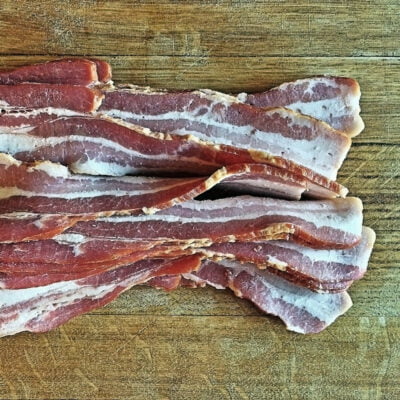Dry Cured Smoked Streaky Bacon 250g